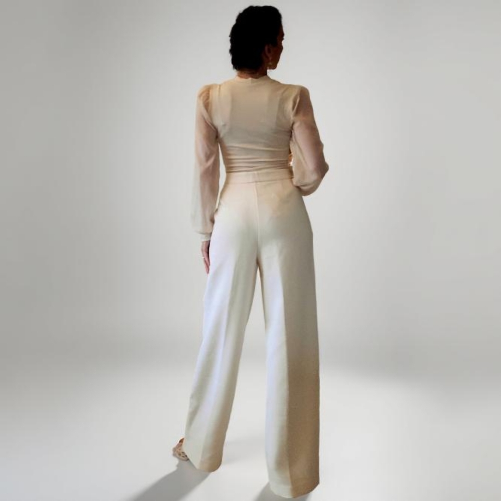 NWT Cream-Colored Pants - Picture 2 of 5